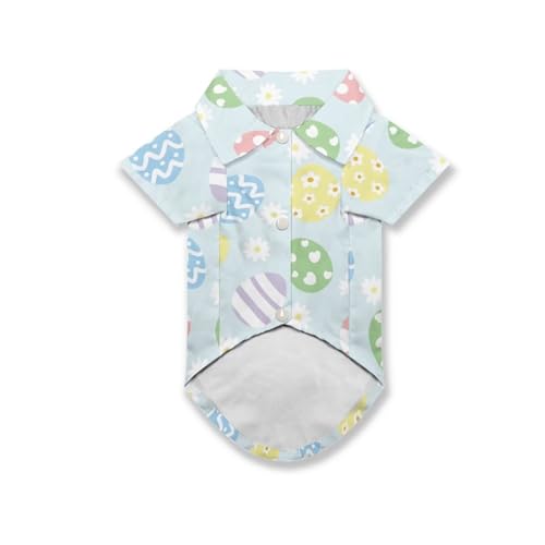 Camisa para perro pequeña con estampado Daisy Easter Egg miniatura 4