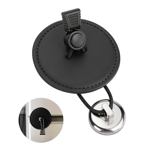 scottchen PRO RV Refrigerator Door Magnetic Buckle-1 PackSuitable for RV/Camper/Trailer Magnetic Refrigerator Doors Suitable for Refrigerator Doors with a Gap of Less Than 2.5 inches Black