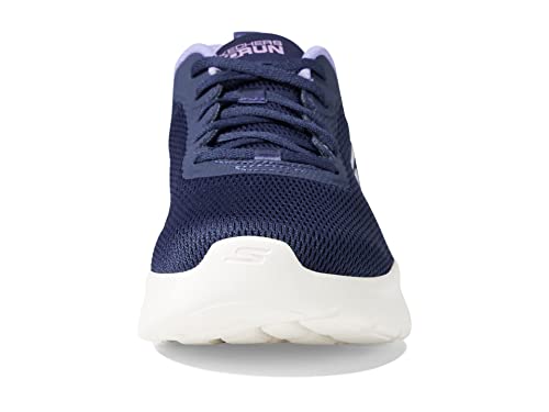 Image of Skechers Women's GO Run LITE-Quick Stride Sneaker, Navy /Lavender, 9