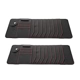 VALICLUD 2 STK. Auto Sonnenblende Organizer Multifunktionaler Cd und Kartenhalter Großes Fassungsvermögen für DVDs Aufbewahrungstasche für Auto Visor Storage Organizer Schwarz