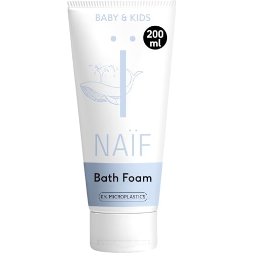 Naïf Bain Moussant Nourrissant pour Enfant – Bain Moussant à l'Huile de Graines de Coton – Naturel, Vegan, Sans SLES, Parabènes ni Microplastiques –...