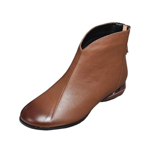 Bottines femme talon bas pour eviter les douleurs aux pieds en hiver