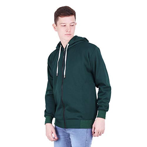Image of Men's Cotton Hooded Neck Hoodie