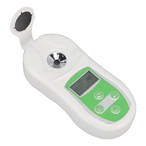 XHTLLO Brix Refractometer, 0?32?Range Brix Meter with ATC, Portable Brix Meter Refractometer, ±0.1% Accuracy Handheld Brix Reader Tester with High Transmittance Refracting Prism