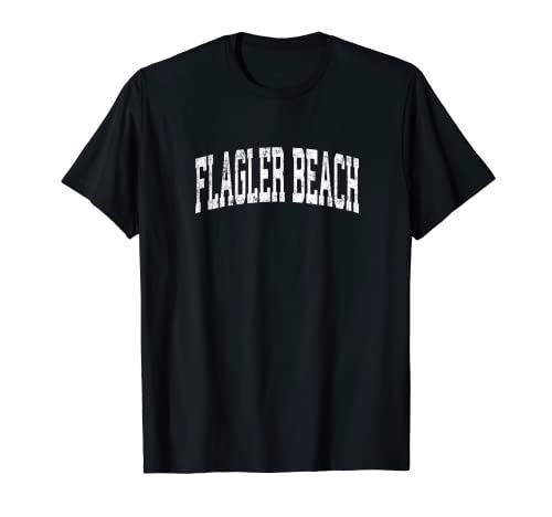 Flagler Beach Florida FL Design sportif vintage T-Shirt
