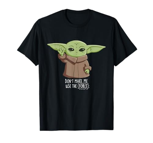 Star Wars The Mandalorian Grogu Don't Make Me Use The Force T-Shirt