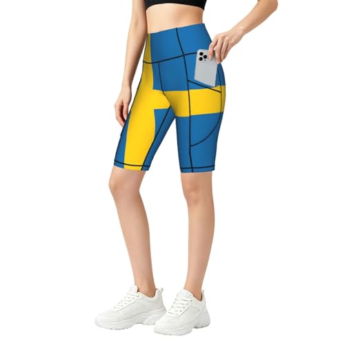 Legging taille haute femme imprimé Suède idéal du sport au repos