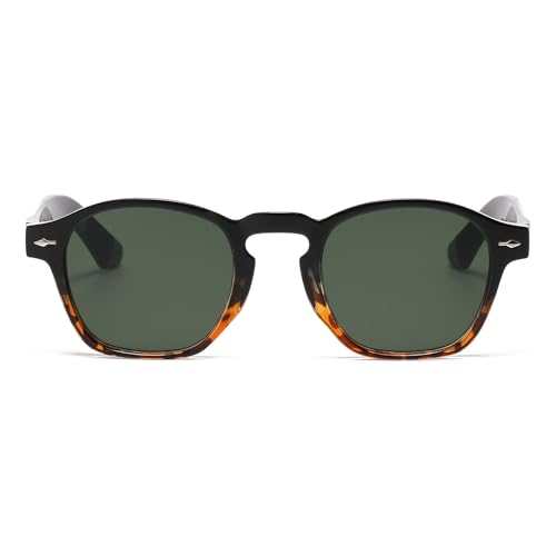 Image of Gleyemor Fashion Sunglasses for Men Women Tortoise Shell Sunglasses Trendy Unisex Style UV400 Protection Shades