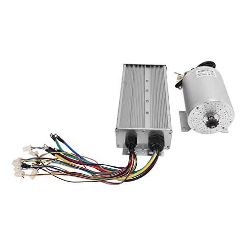 Motor de scooter elétrico de 72V 3000 W, kit de motor CC sem escova de 6500 RPM com controlador, mot