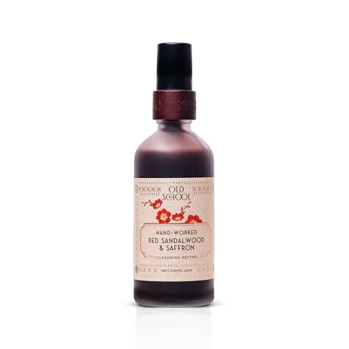 Old School Rituals Red Sandalwood & Saffron Age Defying Cleanser | Face Wash for Oily, Acne-Prone & Mature Skin | Reduces Uneven Skin Tone | 100 ml