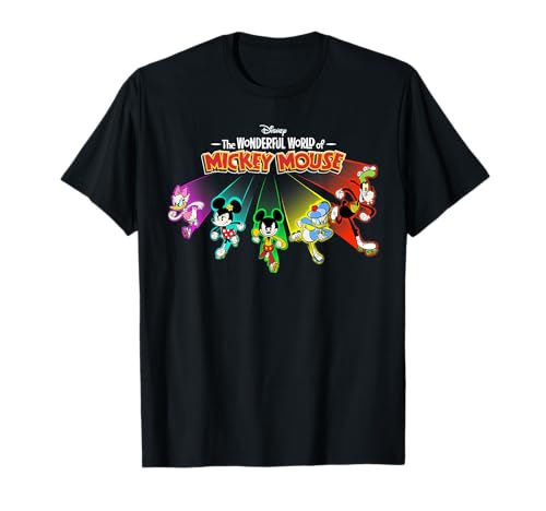 T-shirt Mickey Mouse Roller Skating vêtement Disney pour adulte haut graphique The Wonderful World