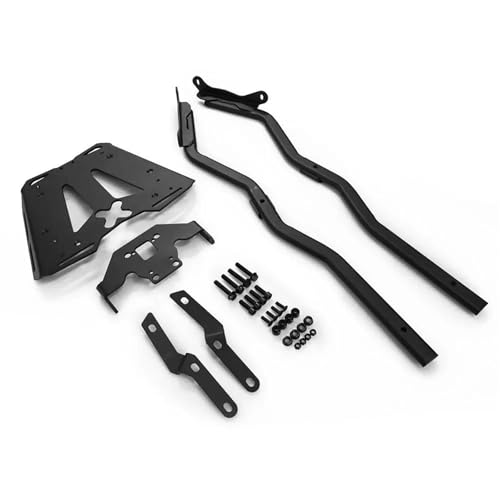 Porte-bagages arrière pour moto Kawasaki Z900 et SE 2017-2024 avec panneau de support noir
