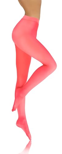 Sesto Senso Medias Microfibra Opacas Coloridas Ropa Mujer 40 DEN 2 Coral neón