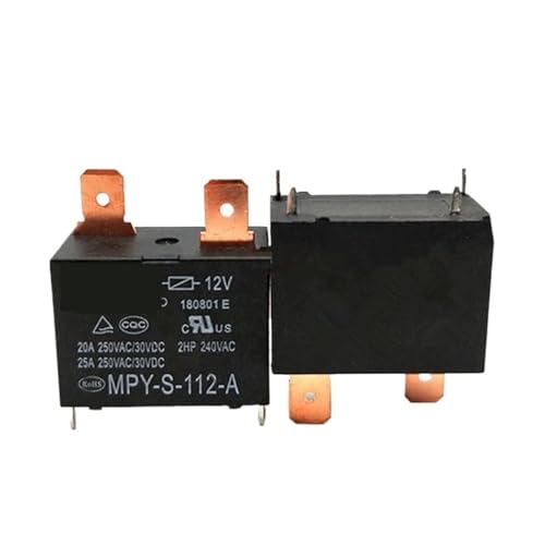 5 relés MPY-S-112-A for placa base de calentador de agua de aire acondicionado Gree Midea Haier, 12 V, 25 A