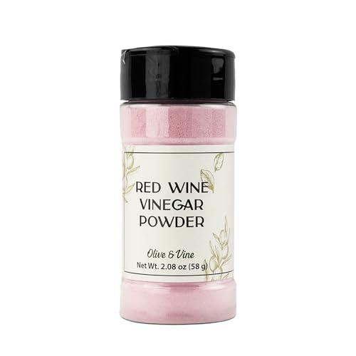 Olive & Vine Red Wine Vinegar Powder, Tangy Flavor, For Dres