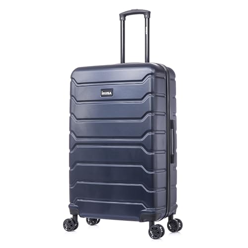 Image of InUSA TREND 28-Inch Large Hardside Spinner Luggage Lightweight Durable Blue