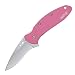 Kershaw Chive Pink Pocket Knife (1600PINK); 1.9” 420HC Steel Blade, Non-Reflective Bead-Blasted Finish, Jewel-Tone Pink Anodized Aluminum Handle, SpeedSafe Assisted Open, Liner and Tip Lock; 1.5 OZ