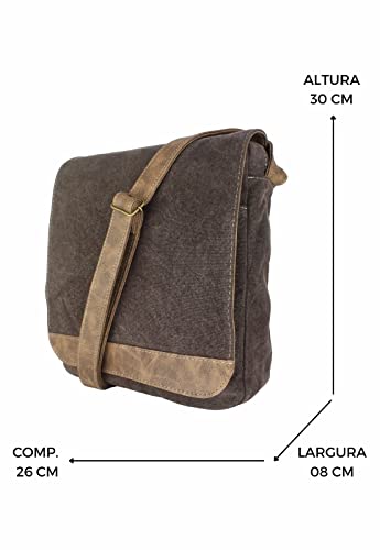 Bolsa Lenna's Transversal A008 Marrom