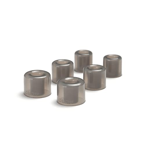 HiFiGo DUNU S&S Earbud Tips for 4.0mm-6mm Nozzle, Silicone Ear Tips Replacement for Da Vinci, Explorer, Titan S2, Wireless/Wired Earphones (S/M/L(Each Size 1 Pair))