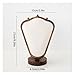 IBONSON Jewelry Armoire Fashion Vertical Suede Portrait Neck Necklace Display Stand Jewelry Window Pendant Storage Rack jewerly Tree Organizing(A)