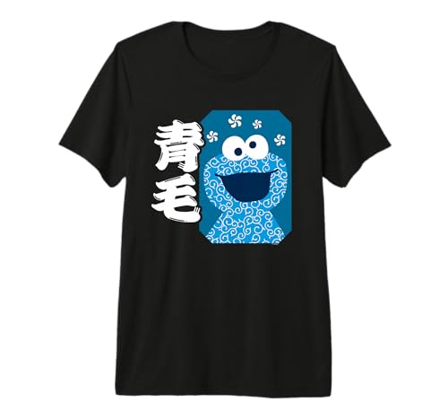T-shirt Cookie Monster Sesame Street coton col rond vêtement homme