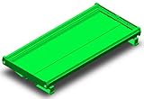 Couleur : vert et noir Gaurang Support de montage sur rail DIN pour boîtier de circuit imprimé de 108 mm de large - Support de montage pour carte de circuit imprimé - Rail de support de carte de circuit imprimé - Rails DIN