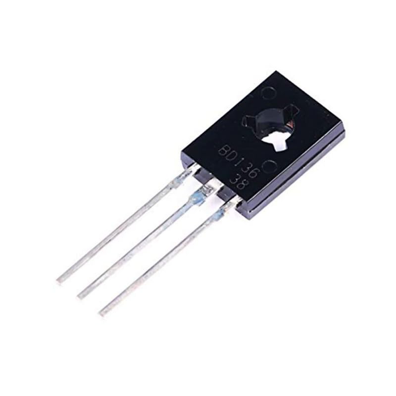 BD136 PNP Transistor -45V -1.5A (Pack of 5) - BD 136 PNP Transistor (B0CJ4RC7KR) Amazon Price History, Amazon Price Tracker