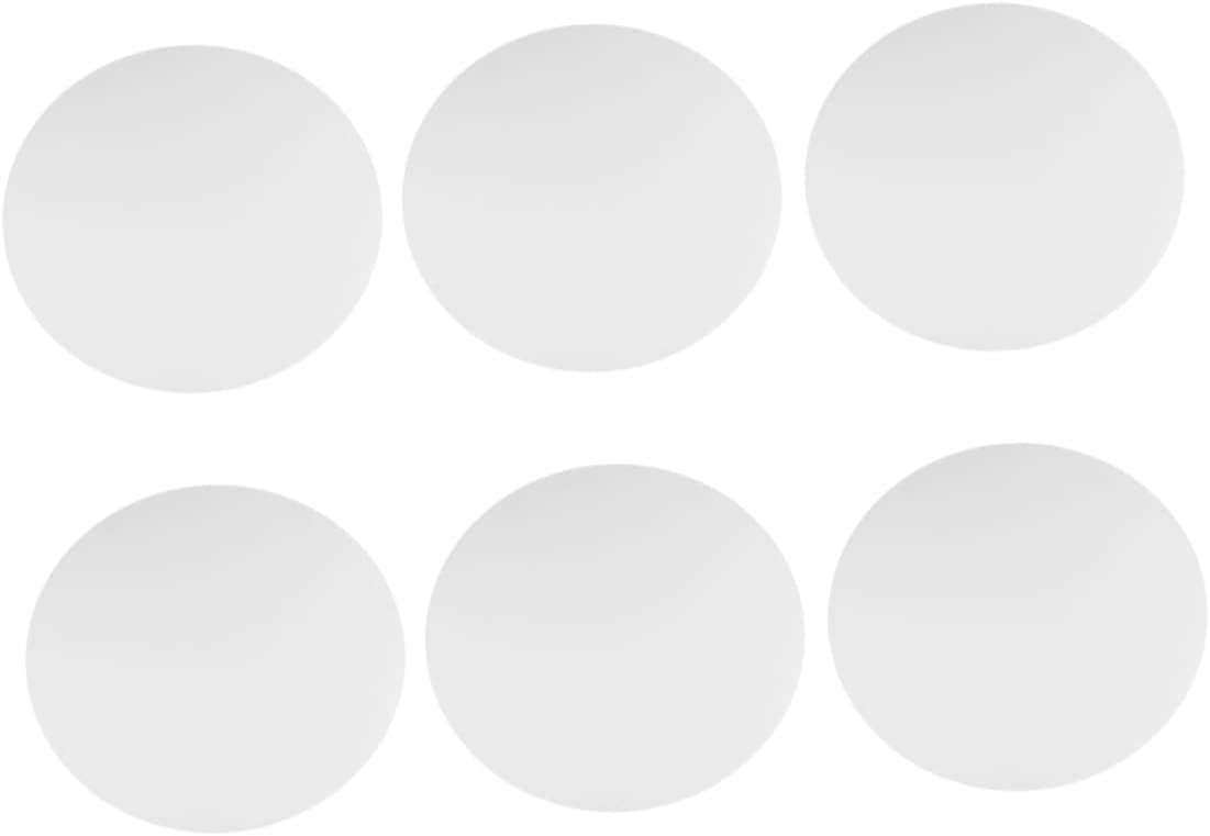 Housoutil 6PCS Round Canvas Art Panels for Oil Painting 30CM White Canvas Boards for Artists for Beginners and Hobby Painters for Studio or Home Use