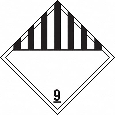 Vehicle Placard, Blank, PK10 miniatura 1