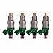 Fuel Injector 4 Pcs/Set Car Fuel Injector Fuel Injection Nozzle 23250-11110 for Paseo 1994 1995 1.5L