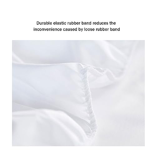 Sábana ajustable impermeable antipolvo protector de colchón bolsillo profundo Twin Queen 6