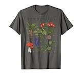 Harry Potter Grey Retro T-Shirt: Classic Fit, Herbology Plants, Adult, Short Sleeve, Cotton & Polyester