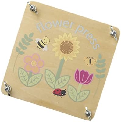 Wooden Flower Press for Children, Nature Gifts for Kids  Flower Pressing Kit, Dried Pressed Flowers, Toddler Crafts  Educational Craft Kits for Kids Age 3-8, Kids Gardening Set by Orange Tree Toys