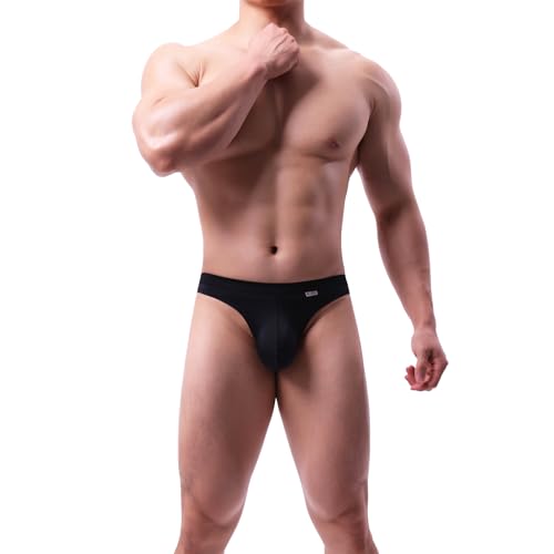 MuscleMate Men's Fitness Classic Thong G-String Underwear, Men's Stretch Comfort Thong G-String Underwear.2