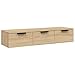 Produktbild vidaXL Wandschrank TV Schrank Hängeschrank Fernsehschrank Lowboard Fernsehtisch HiFi TV Möbel Wohnzimmer Sonoma-Eiche 102x30x20cm Holzwerkstoff