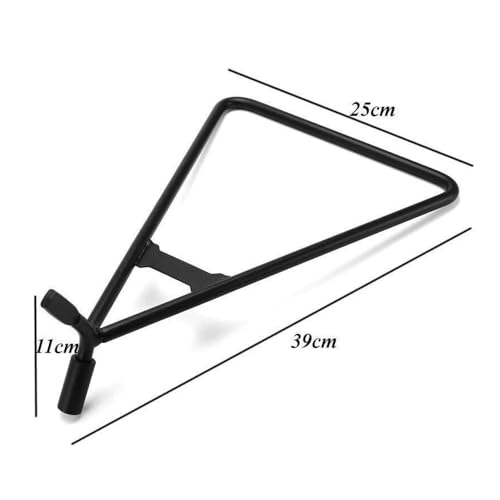Support latéral moto universel pour éviter les chutes de béquille sur sol meuble
