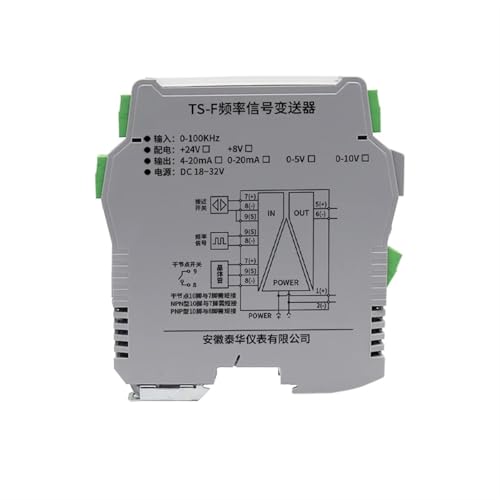 Pulse Frequency Signal Transmitter Rotating Current Voltage 4-20mA Module Alternating Measurement Rotational Speed(0-20MAOUT_0.1-100KHZIN)