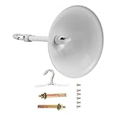 Matériau métallique : fabriquée en métal, notre plaque de fixation pour plafonnier résiste à l’usure et conserve son aspect, offrant une solution idéale pour les kits de montage de luminaires de plafond, les rosaces pour suspensions et les plaques de fixation pour suspensions