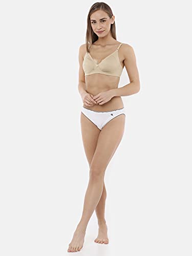 Image of Macrowoman W-Series Women's Cotton Blend Padded Wire Free Modern Seamless Bra