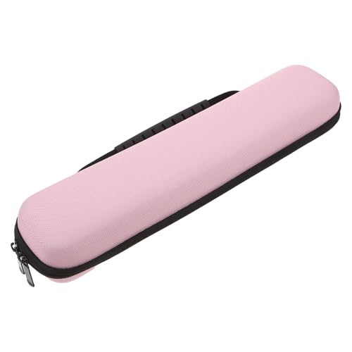 Homoyoyo Estuche para Flauta Dulce Rosa de Eva con Cremallera y Asa, Bolsa Portátil Acolchada para Almacenamiento Seguro de Instrumentos Musicales, Compatible con Flauta Soprano y Piccolo