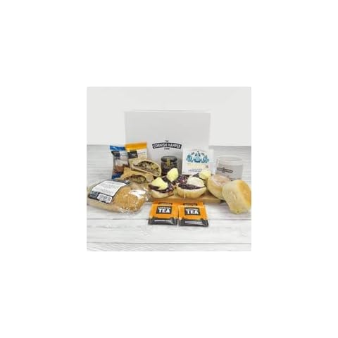 Cornish Pasty and Cream Tea Hamper - Magnetic Gift Box Cover