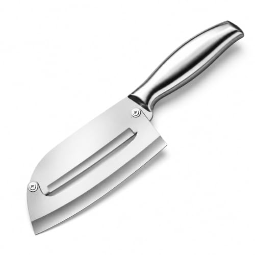 Image of Machado Stainless Steel Sugarcane Knife Heavy Duty Cane Cutter with Ergonomic Handle, Razor Sharp Multipurpose Cleaver for Sugarcane, Coconuts, Vegetables & Meat