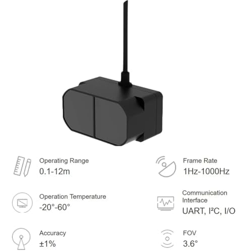 Tfmini plus module lidar pour la cartographie et mesure de distance - 6