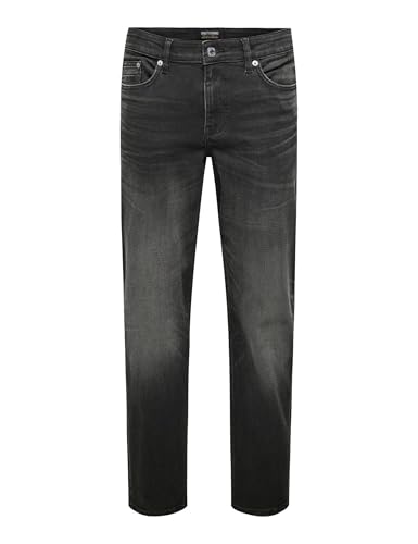 Manteau Only & Sons Onsweft Jax Dg Coat 4496 veste longue homme en jean noir