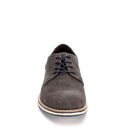 VARESE Mens Dillan Lace Up Oxford Shoes3
