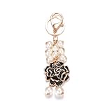 Photo Gallery swjewel portachiavi carino da donna con fiore nero e strass brillanti perle finte ciondoli borsa portachiavi accessori - nero, fiore-nero, small Photo Gallery swjewel portachiavi carino da donna con fiore nero e strass brillanti perle finte ciondoli borsa portachiavi accessori - nero, fiore-nero, small