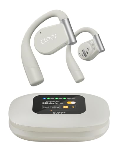 Cleer ARC 3 Open-Ear Earbuds with Dolby Atmos and 50Hr Battery - Grey