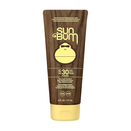 Sun Bum Original SPF 30 Sun Cream Lotion Moisturizing Sunscreen with Vitamin E Vegan and Reef Friendly Broad Spectrum UVA/UVB Protection 177ml