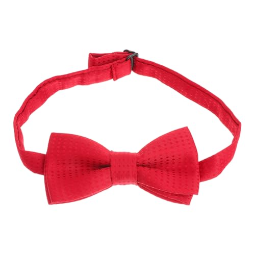 POPETPOP Rosso Bowknot per Cani da Compagnia - Collare Regolabile per Cani con Fiocco Regolabile