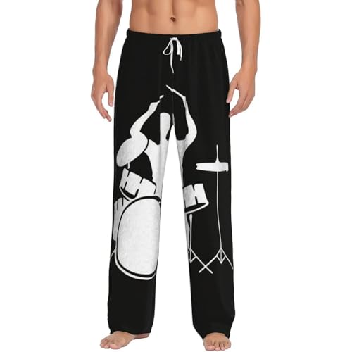 Pantalon de pyjama grande taille S-5XL doux à poches pour homme
